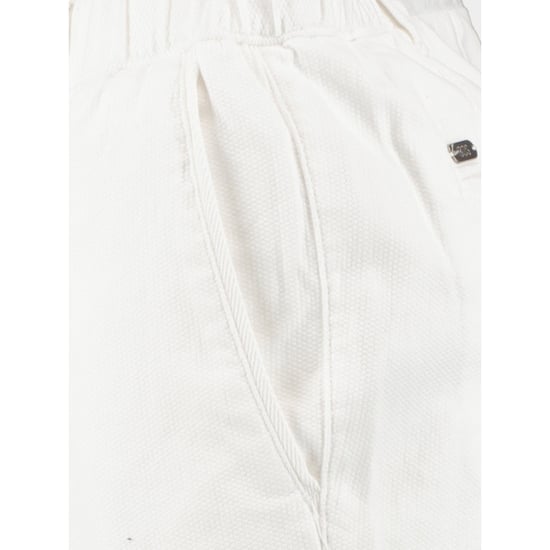 Bos Bright Blue Korte broek ferdinand structure chino sho 24109fe06bo/100 white - Image 4