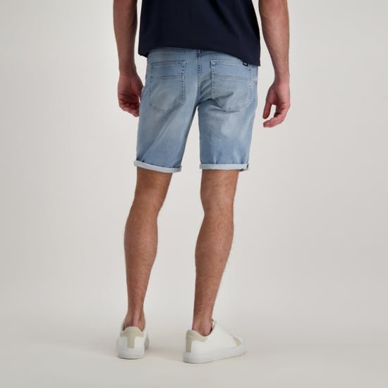 Cars Falcon short bleached uaed blue denim - Image 3