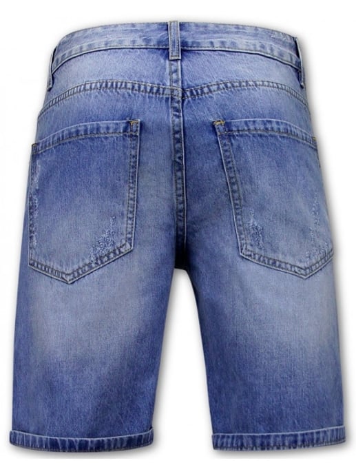 Enos Korte broek met gaten denim short - Image 5