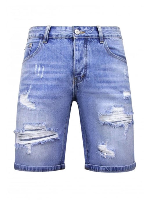 Enos Korte broek met gaten denim short - Image 6