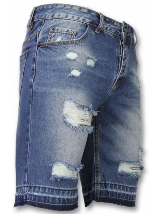 Enos Korte broeken slim fit ripped shorts - Image 2