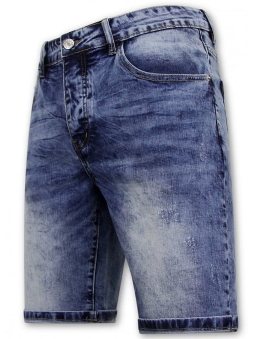 Enos Korte spijkerbroek stretch denim short - Image 2