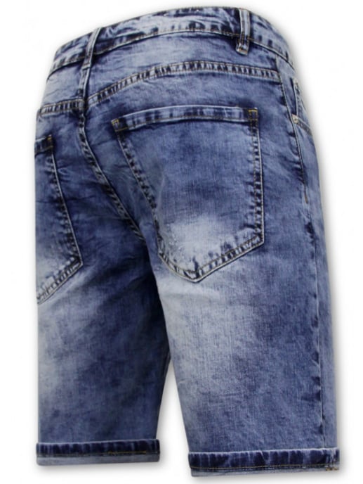 Enos Korte spijkerbroek stretch denim short - Image 4