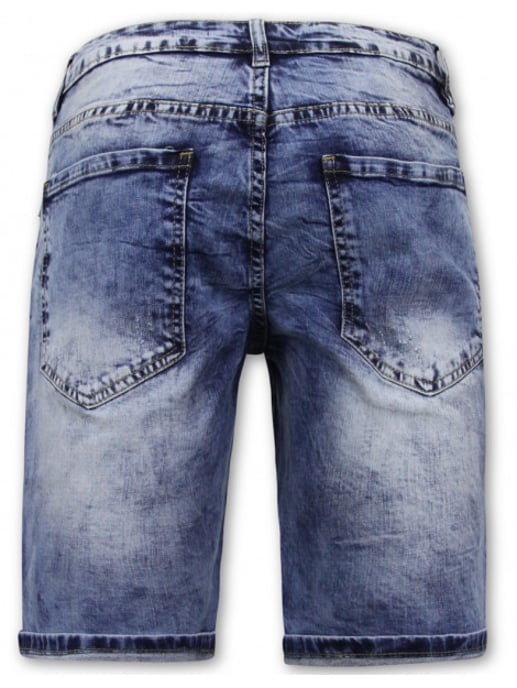 Enos Korte spijkerbroek stretch denim short - Image 5