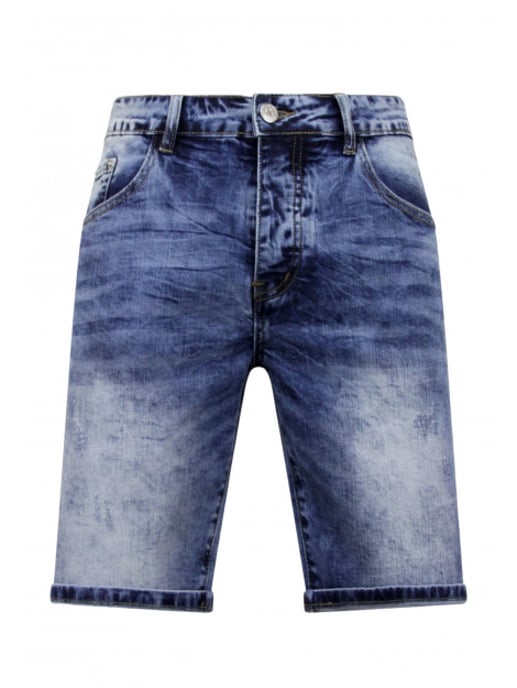 Enos Korte spijkerbroek stretch denim short - Image 6