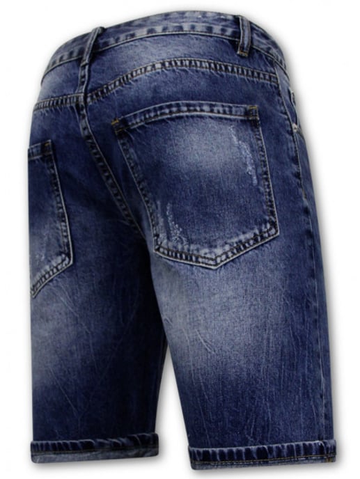Enos Slim fit korte broek denim short - Image 4