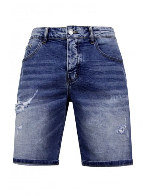 Enos Stretch korte broek denim short - Image 6
