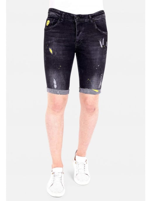 Local Fanatic Korte broek met verfspatten 1022 - Image 5