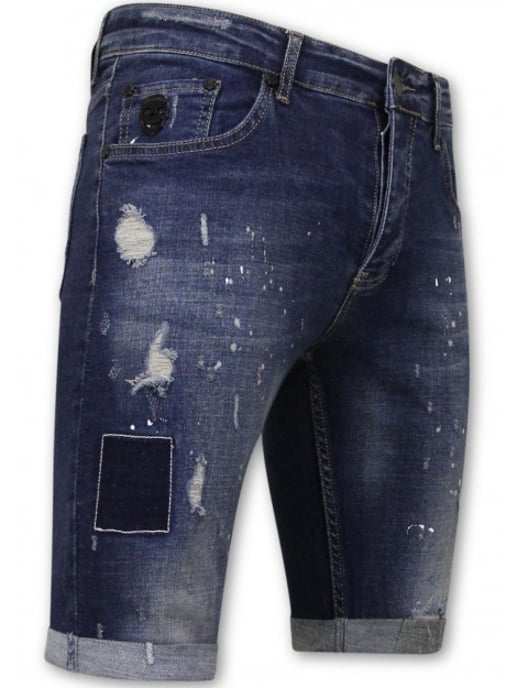 Local Fanatic Korte broek slim fit met gaten 1026 - Image 3