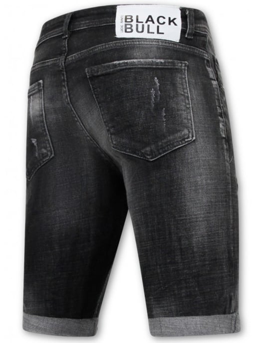 Local Fanatic Stonewashed ripped short slim fit - Image 4