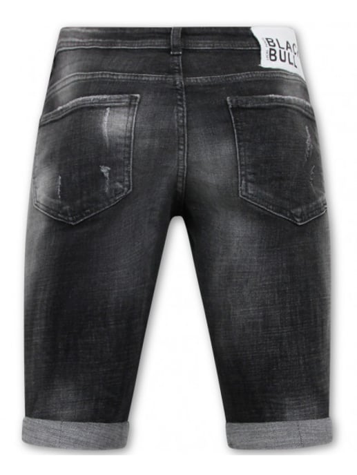 Local Fanatic Stonewashed ripped short slim fit - Image 5