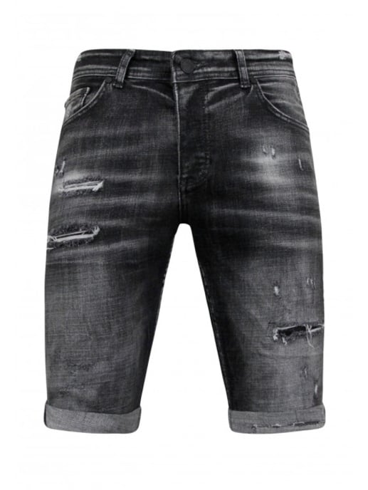 Local Fanatic Stonewashed ripped short slim fit - Image 6