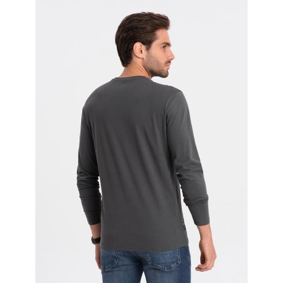 Ombre Longsleeve heren antraciet udine - Image 2