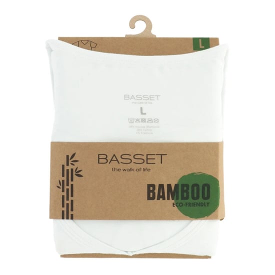 Basset Dames/heren bamboe t-shirt v-hals - Image 2