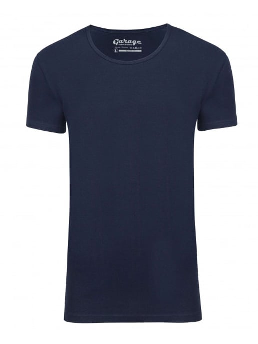 Garage Basis t-shirt diepe ronde hals bodyfit - Image 2