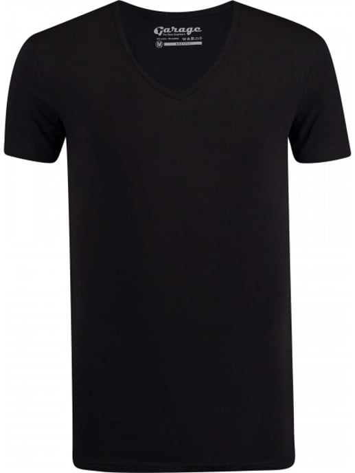 Garage Basis t-shirt diepe v-hals bodyfit - Image 2
