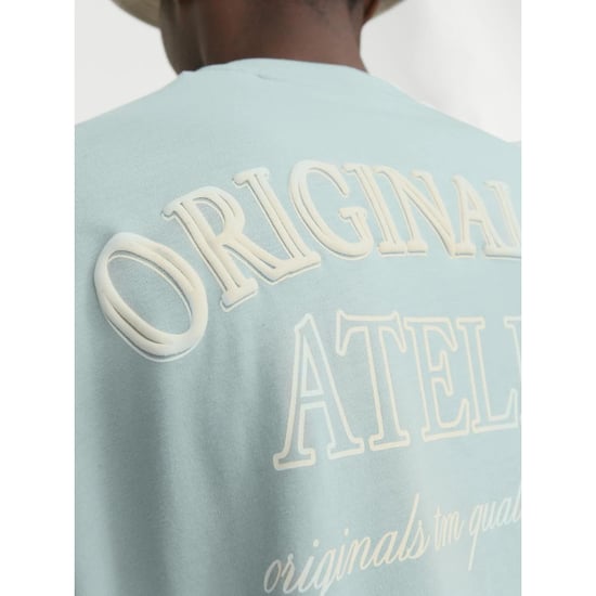 Jack & Jones Heren t-shirt jorsantorini ronde hals mintgroen - Image 3
