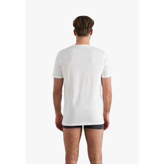 Phil & Co Heren ondershirt katoen t-shirt ronde hals 2-pack - Image 2
