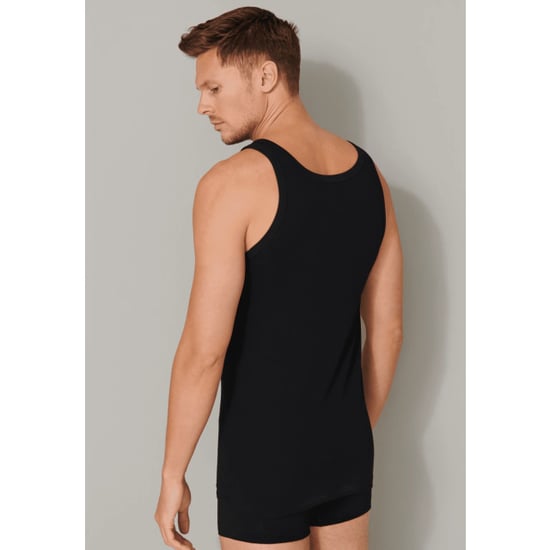 Schiesser 95/5 singlet 2-pack 176038 zwart - Image 4