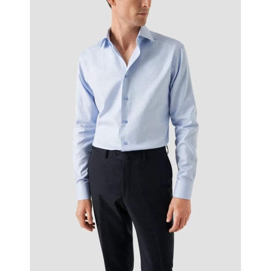 Eton Semi solid signature twil shirt lange mouw overhemden 100012175 - Image 3