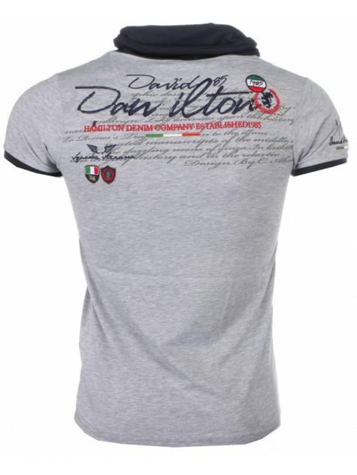 David Copper E t-shirt korte mouwen sjaalkraag - Image 2