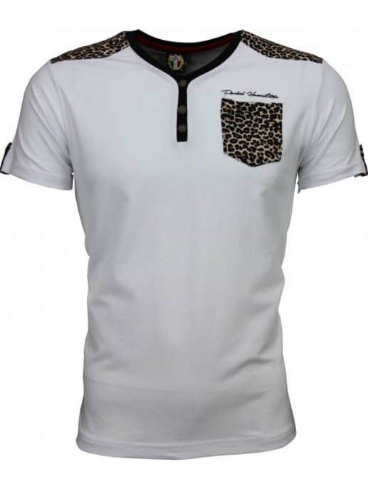 David Copper T-shirt tijger print motief - Image 1