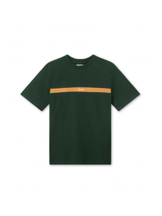 Foret Go t-shirt f356 dkgreen/camel - Image 3