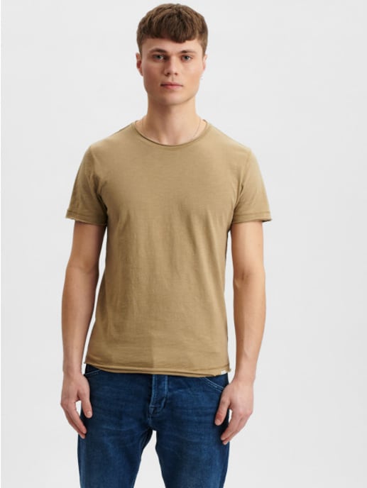 Gabba T-shirt konrad straight slub tee p5890 coriander - Image 1