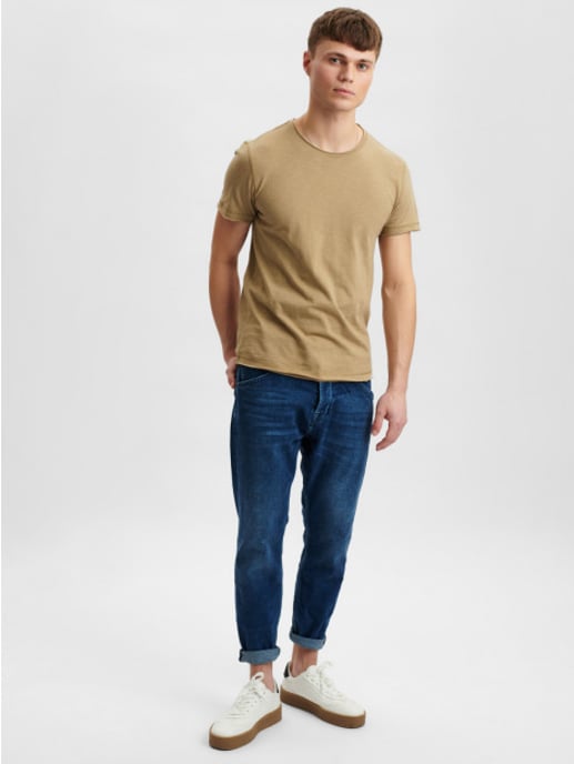 Gabba T-shirt konrad straight slub tee p5890 coriander - Image 2