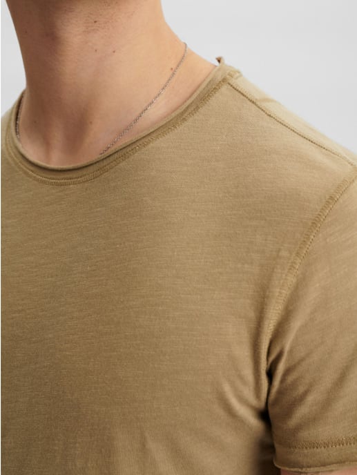 Gabba T-shirt konrad straight slub tee p5890 coriander - Image 4