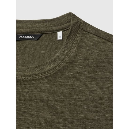 Gabba Duke linen ss tee 2220220004 forest night - Image 4
