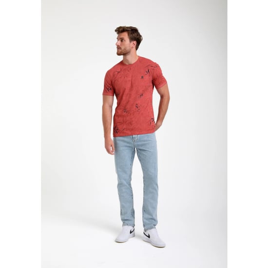 Gabbiano Heren shirt 155513 4000 deep coral - Image 4