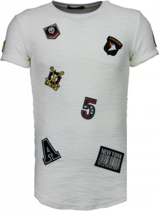 Justing Military patches t-shirt - Image 2