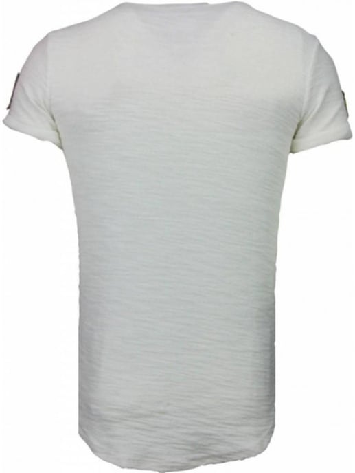 Justing Military patches t-shirt - Image 3