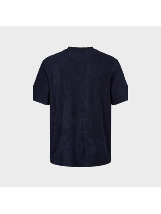 Kronstadt Ks3816 ledger organic terrycloth pocket tshirt navy - Image 3