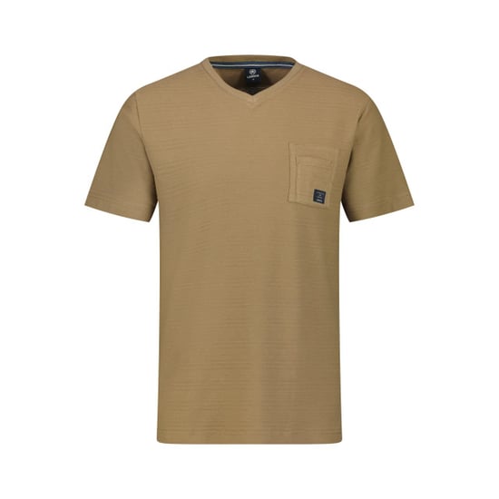 Lerros Heren v-hals shirt 24531801 738 desert sand - Image 1