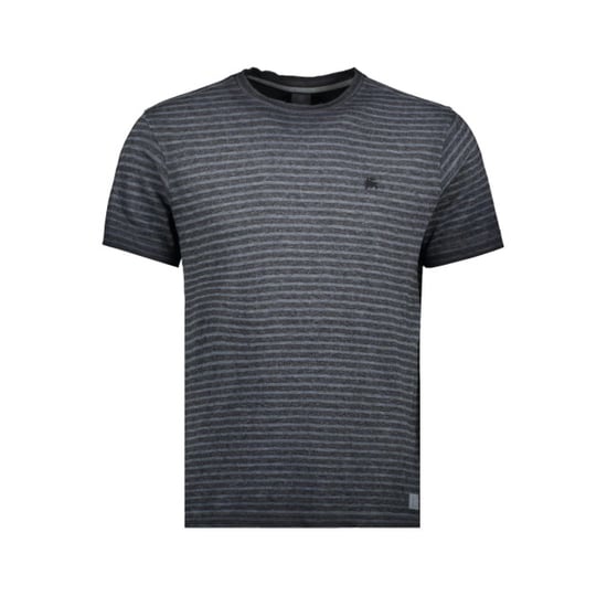 Lerros T-shirt in ton sur ton streep patroon - Image 1
