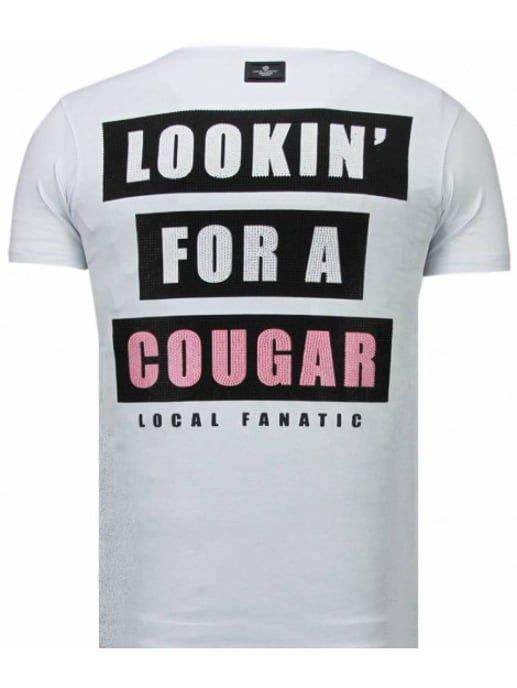Local Fanatic Panther for a cougar rhinestone t-shirt - Image 2