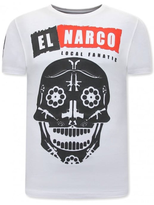 Local Fanatic Shirts met print el narco - Image 1