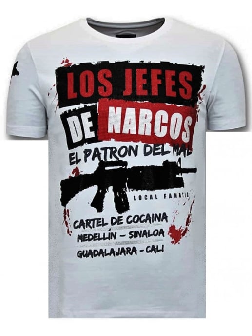 Local Fanatic T-shirt los jefes de narcos - Image 1