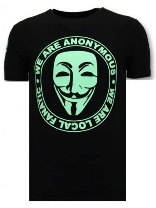 Local Fanatic T-shirt we are anonymous - Image 1