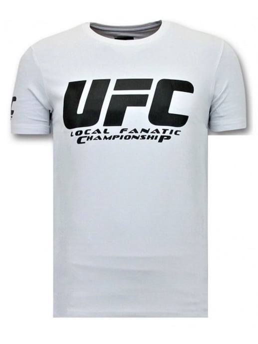 Local Fanatic T-shirts met print ufc championship basic - Image 1