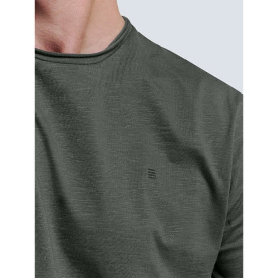No Excess T-shirt crewneck slub dark grey - Image 4
