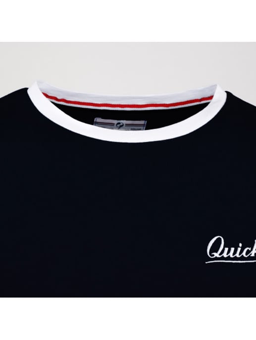 Q1905 T-shirt captain donker/wit - Image 3