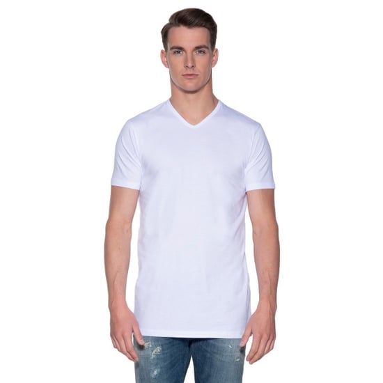Slater Regular fit extra long t-shirt v-hals - Image 1