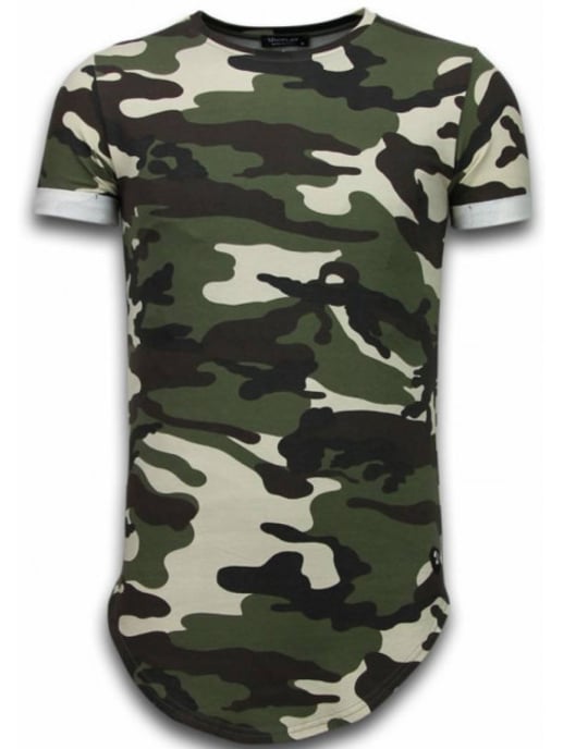 Tony Backer Known camouflage t-shirt long fit - Image 1