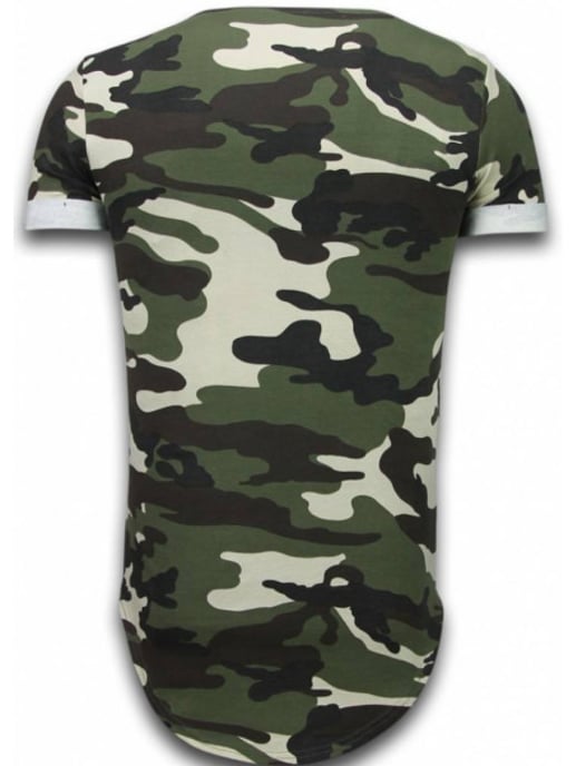 Tony Backer Known camouflage t-shirt long fit - Image 3