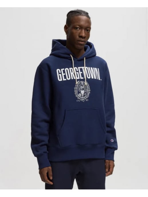 Champion Hooded sweatshirt navy bs558 218652 - Image 3