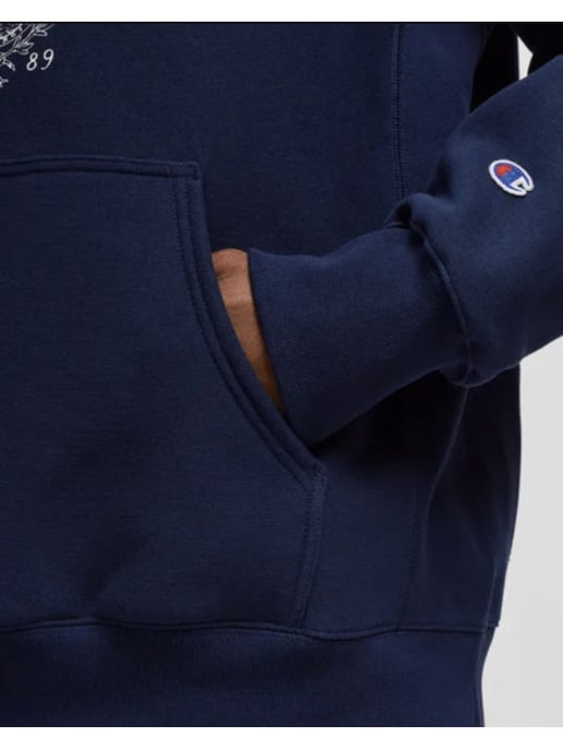 Champion Hooded sweatshirt navy bs558 218652 - Image 4