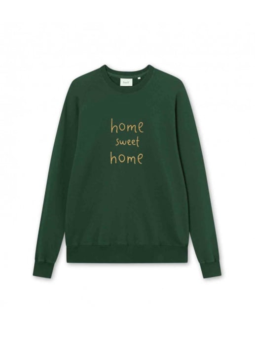 Foret F894 heart sweatshirt dark green rubber - Image 2